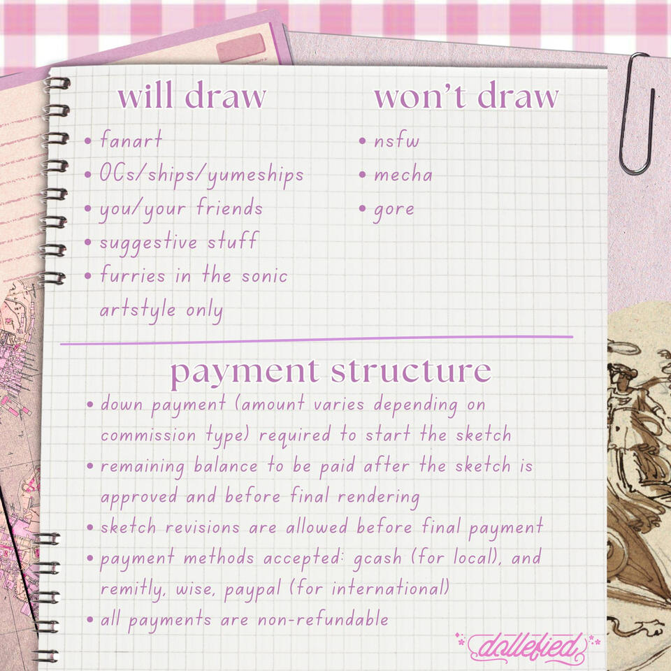 ❀ will & won't draw ❀ ❀ will & won't draw ❀
