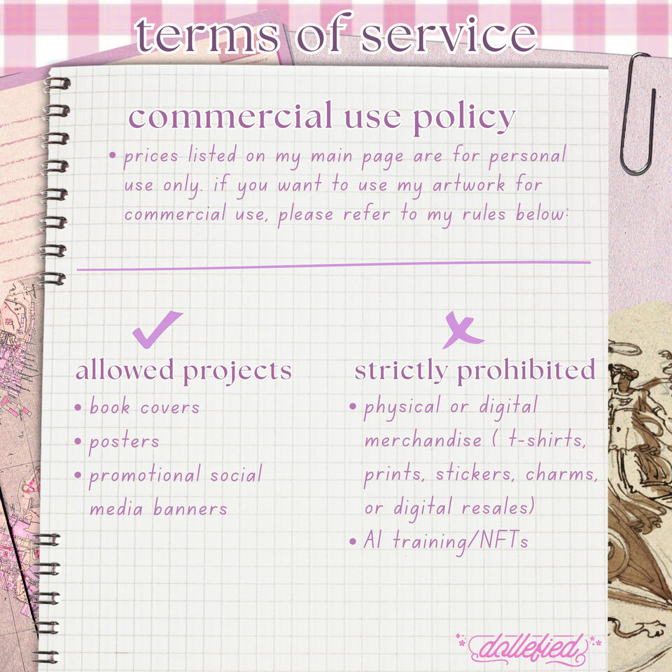 ❀ terms of service ❀